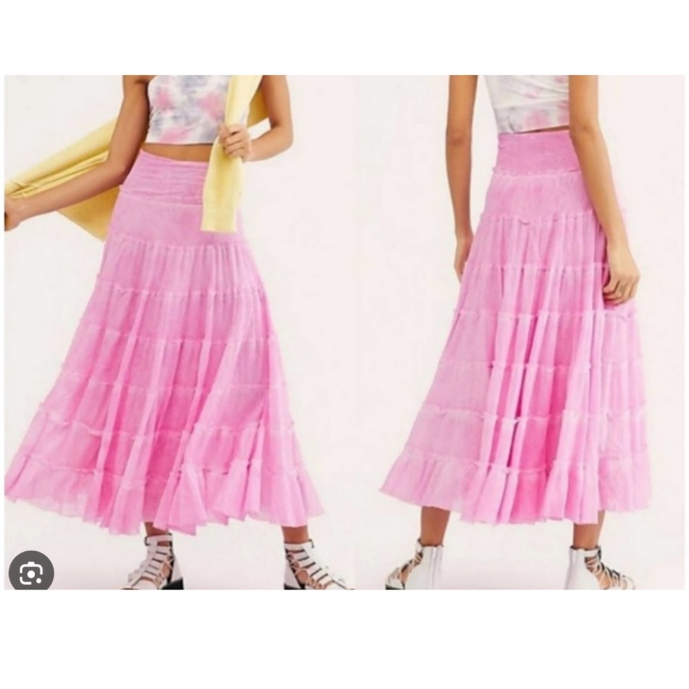NWT Free People Stuck In A Moment Skirt